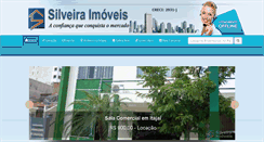 Desktop Screenshot of imoveissilveira.com.br