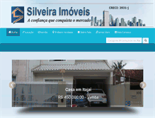 Tablet Screenshot of imoveissilveira.com.br